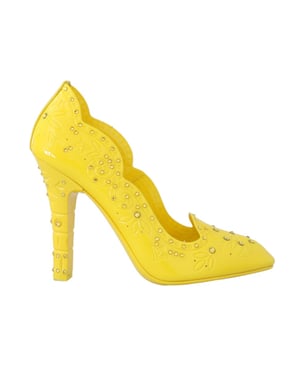 Zapatos de Cristal Amarillos CENICIENTA de Dolce & Gabbana