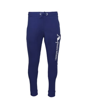 Aquascutum pantalones deportivos con logo azul marino