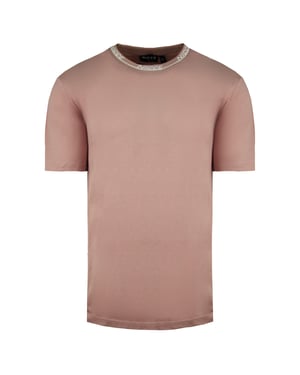 Nicce Crew Neck manga corta Hombres rosa EtO Camiseta llaza 211 1 09 08 0339