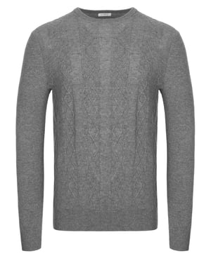 Jersey Malo Optimum de cachemir gris