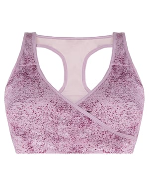 Gymsshark tiza para mujer Malow Purple Sports sujetador