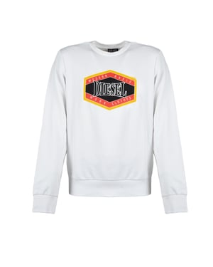 Diesel Sudadera Felpa del hombre Blanco