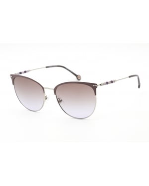 Gafas de sol Carolina Herrera CH 0037/S PALLADIUM LILAC / BROWN SH VIOLET