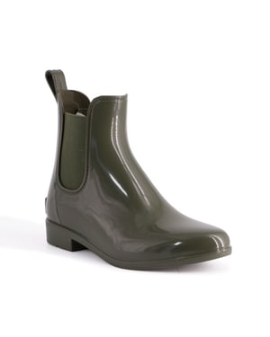 Aus Wooli Australia Botas de lluvia para mujer con plantilla de piel de oveja incluida