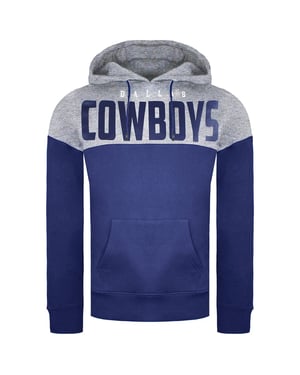 Sudadera con capucha Fanatics NFL Dallas Cowboys Pannelled para hombre