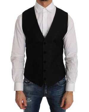 Chaleco de Patrón de Lunares Negros Dolce & Gabbana