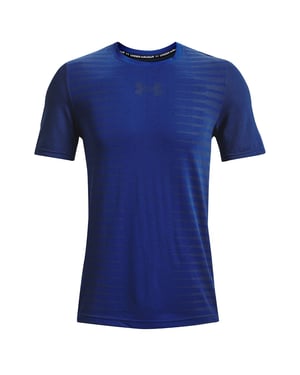Camiseta Under Armour Seamless Wordmark Hombre Azul