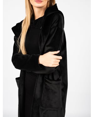 Abrigo La Haine Inside Us LW619 Mujer Negro