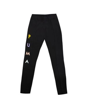 Puma Womens Fierce Cat Leggings Graphic Logotipo apretado Black 579064 01