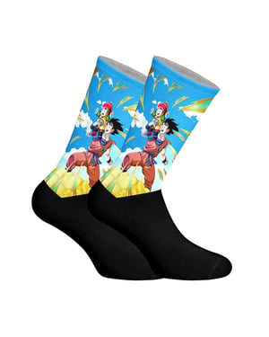 Calcetines de caña larga estampados elásticos unisex