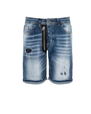 Xagon Bermudas Denim shorts del hombre azul