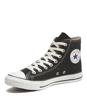 Zapatillas casuales de mujer Converse en negro