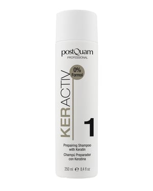 CHAMPÚ PREPARADOR CON KERATINA 250 ML.
