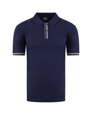 Ben Sherman Placket Interest Mens Navy polo camisa