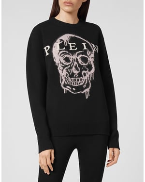 Jersey Cuello Redondo Skull