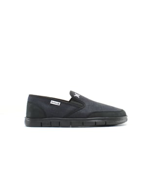 Movimiento Hurley Mens Black Plimsolls