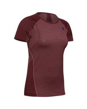 Under Armour para mujer Camiseta de entrenamiento sin costuras Rojo 1351602 628