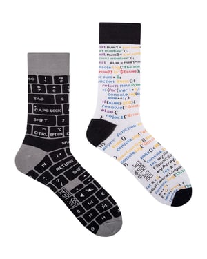 SPOX SOX - Calcetines Desparejados para Hombre y Mujer - Desarrollador IT