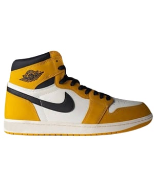 Zapatillas altas amarillas Air Jordan 1 Retro High OG de Nike