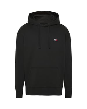 Tommy Jeans Sudadera con capucha XS Badge Hoodie Negro