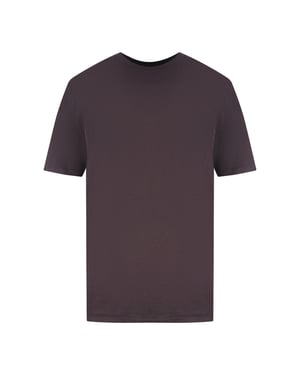 Camiseta marrón con logo estampado Amiri