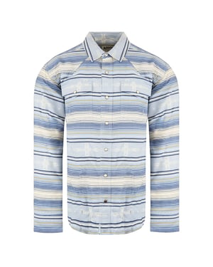 Ariat Auburn Camisa azul para hombre