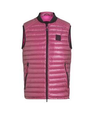 Chaleco de Belstaff Airframe color rosa neón brillante con cierre