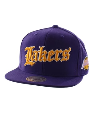 Gorra Mitchell & Ness Los Angeles Lakers para hombre