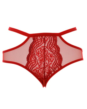 Braguita culotte de encaje con tira en la cintura 21681 mujer