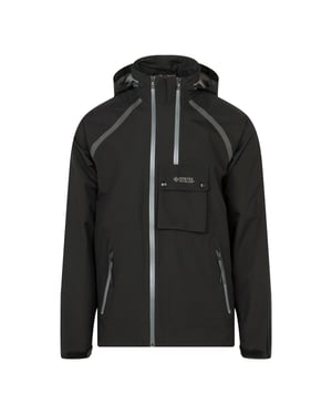 Chaqueta deportiva impermeable negra Solid Twin de Belstaff