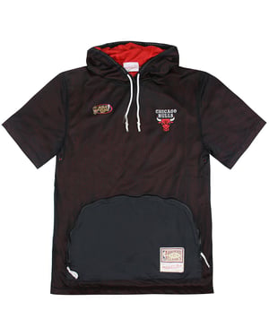Camiseta con capucha para hombre Mitchell & Ness Chicago Bulls