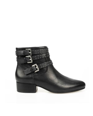 Geox Botines Peython de mujer negro