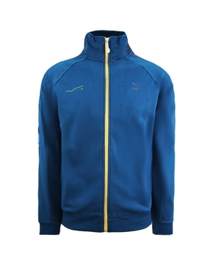 PUMA X ADER Error de error Top Zip Up Long Manga Blue Mens Jumper 595533 60
