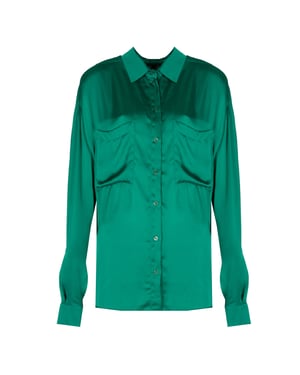 Liu Jo Camisa de mujer verde