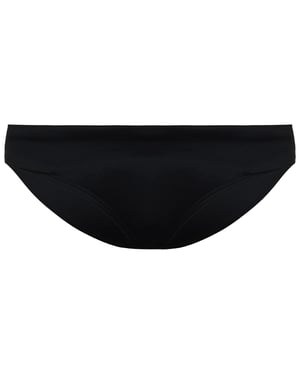 Braga de bikini negra Nike Logo para mujer