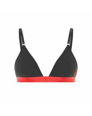 Correas ajustables Nicce Triángulo de corazón Black/Red Women BRALETTE 211 2 15 07 0043