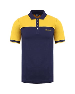 Ben Sherman Color Block Mens Navy/Polo amarillo
