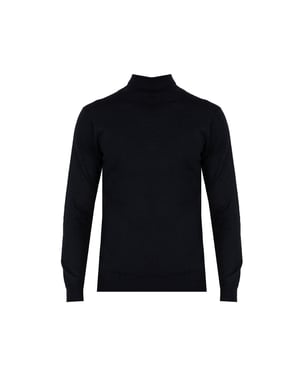 Xagon Man Suéter Turtleneck del hombre azul oscuro