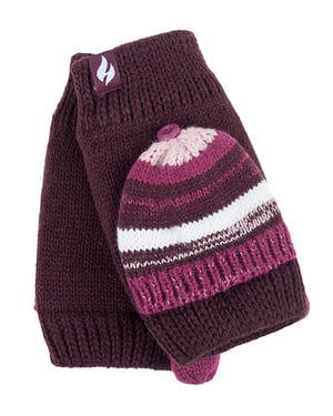 Guantes Convertidores de Calor Estilo Bronte para Mujer