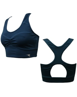 Diadora Supportive Womens Navy Sports Bra