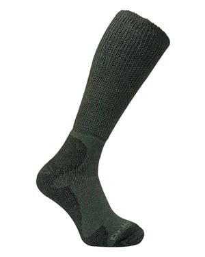 Calcetines de lana merino extra anchos hasta la rodilla para hombre