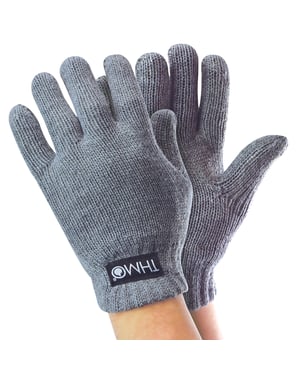 Guantes de invierno para niños con Thinsulate | THMO | Guantes térmicos de punto para niños y niñas - Gris
