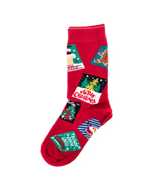 Calcetines caña alta y puño antipresión WJFLSFUNCH06-MULTICOLOR mujer