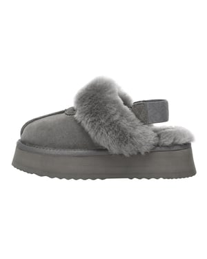 EVER AU Zapatillas de plataforma con correa extraíble para mujer-WAGTAIL