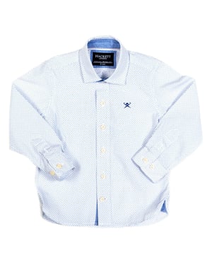 Camisa manga larga y cuello de solapa HK301027 niño