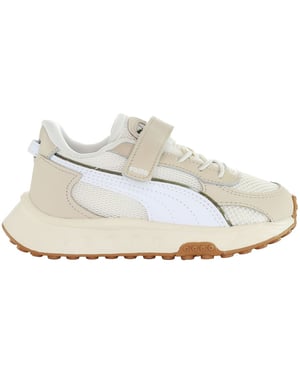 Zapatillas Puma Wild Rider Futurism AC Blanco roto para niños