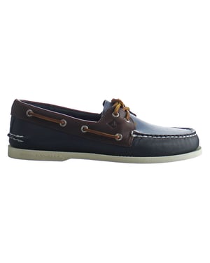 Zapatos de hombre tri azul de 2-ojo de 2-ojo
