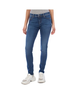 Skinny Jeans Tiro Medio 3K2J28 Mujer