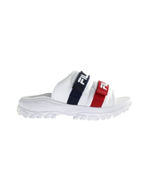 Sliders blancos para mujeres al aire libre de Fila