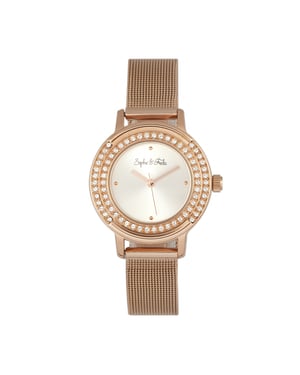 Reloj de pulsera Cambridge de Sophie & Freda con cristales Swarovski